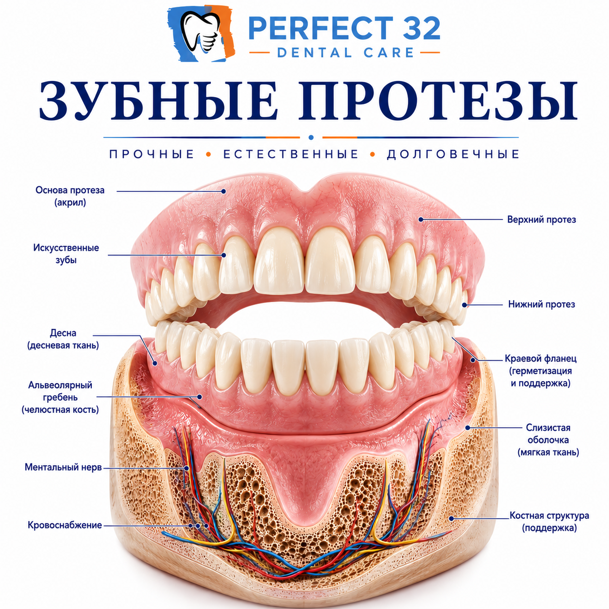 Зубные протезы - Perfect 32 Dental Care