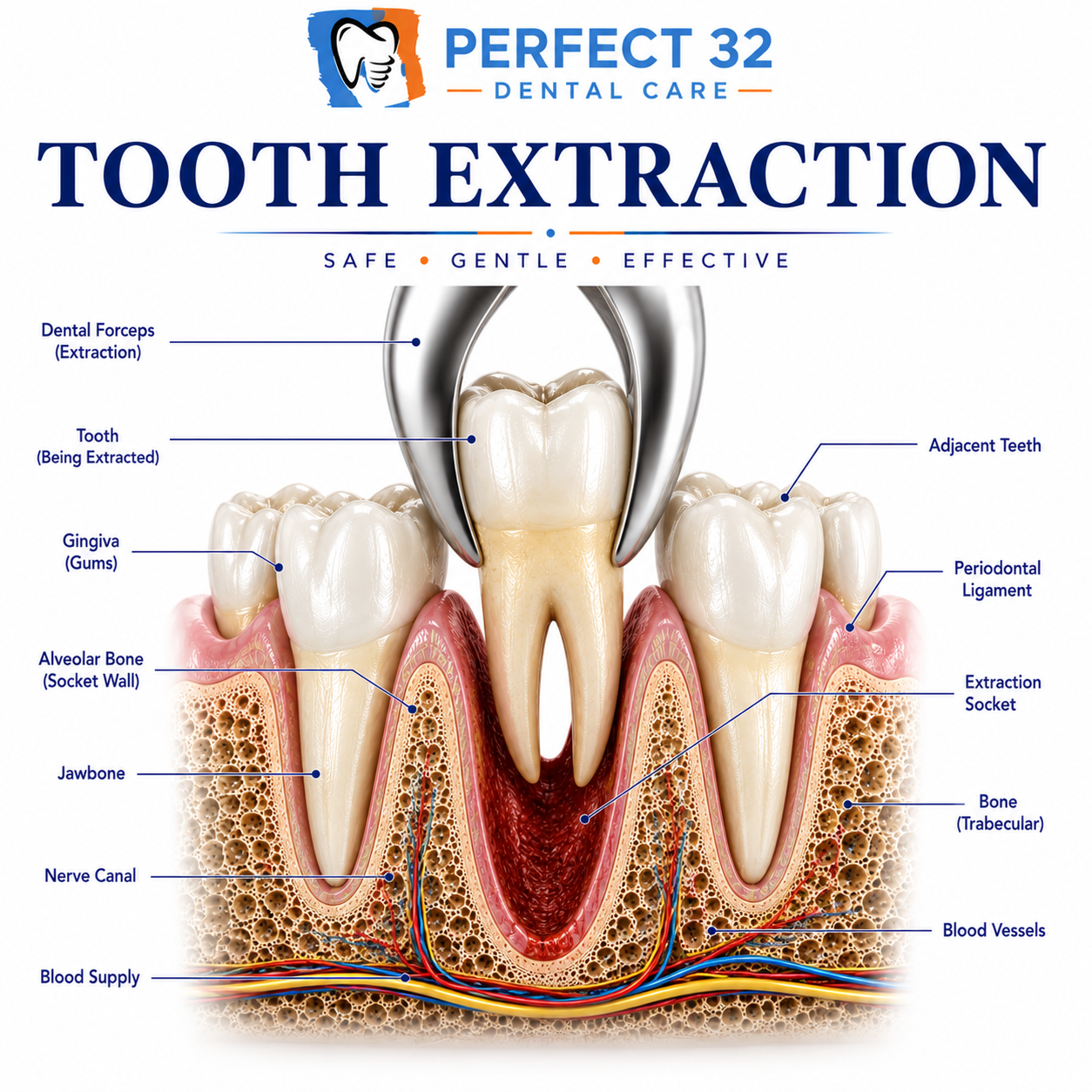 Tooth Extraction - Perfect 32 Dental Care